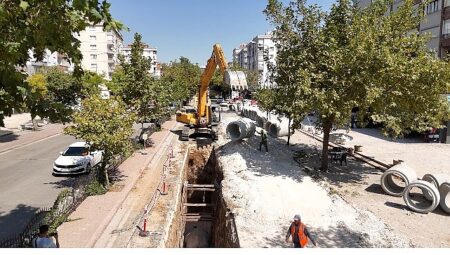 KOSKİ, Rauf Denktaş Caddesi’nde Altyapıyı Güçlendiriyor