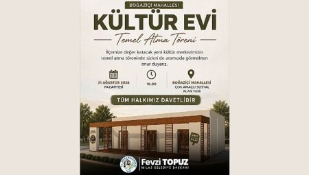 Kültür Evi için temel atma töreni gerçekleştirilecek