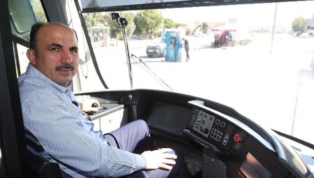 Başkan Altay, Tamamlanan Adliye-Şehir Hastanesi Tramvay Hattı’nda Test Sürüşü Yaptı