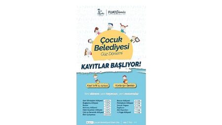 Çocuk Belediyesi’nde güz dönemi kayıtları başladı