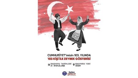Didim Belediyesi’nden Cumhuriyet’in 103. Yılına Özel Zeybek Gösterisi
