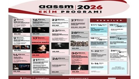 Ekim ayında müzikten sergiye dopdolu program
