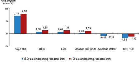 Finansal Yatırım Araçlarının Reel Getiri Oranları, Ağustos 2026