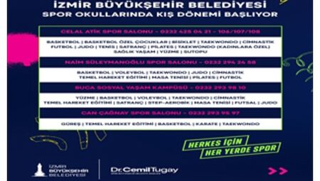 İzmir’de Kış Spor Okulları için kayıt zamanı