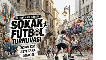 Kandıra Belediyesi’nden Gençlere Özel Sokak Futbol Turnuvası