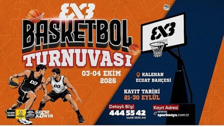 Konya’da 3X3 Basketbol Heyecanı Başlıyor