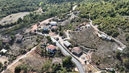 Körfez’de köy yollarına Büyükşehir dokunuşu