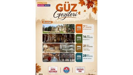 Maltepe Belediyesi’nin ekim ayı Güz Gezileri başlıyor