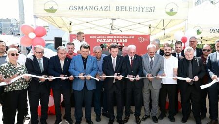 Osmangazi’de Modern Bir Pazar Alanı Daha Hizmete Girdi