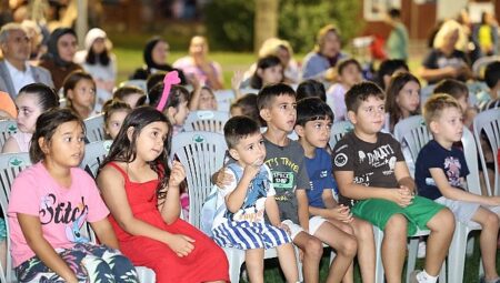 Soğukkuyu Parkı’nda Çocukların Sinema Keyfi