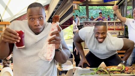 Sosyal medya fenomeni Big Groove İstanbul’da kebap ziyafetiyle dans etti