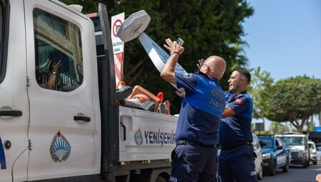 Yenişehir’de kaldırım işgaline geçit yok