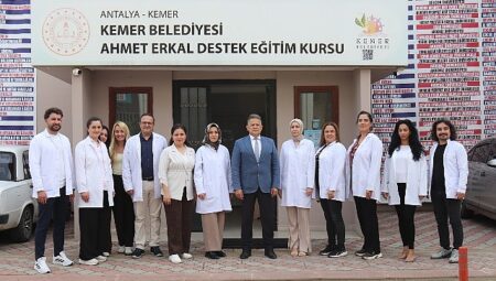 Ahmet Erkal Destek Eğitim Kursu yoluna emin adımlarla devam ediyor