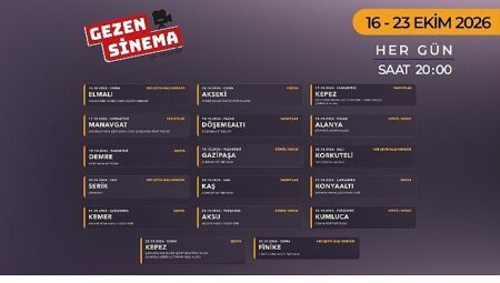 Altın Portakal Heyecanı “Gezen Sinema” ile Antalya’nın Dört Bir Yanına Yayılıyor