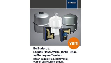 Buderus Isıtma Sistemleri Ürün Gamını Yeni Isıtma Yan Ekipmanları ile Genişletiyor