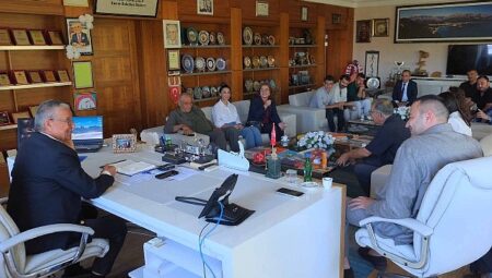 Fethiye Belediyesi heyetinden Kemer Belediyesi Kültür Evi’ne ziyaret