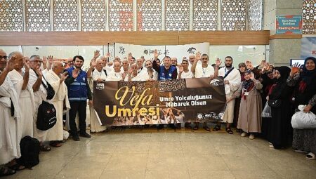 Konya Büyükşehir’in “Vefa Umresi Projesi”nde Üçüncü Kafile Dualarla Uğurlandı