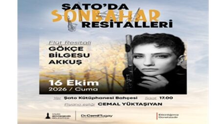 “Şato’da Sonbahar Resitalleri” başlıyor