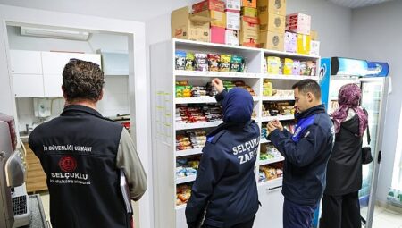 Selçuklu’da Okul Kantinlerine Denetimler Sürüyor