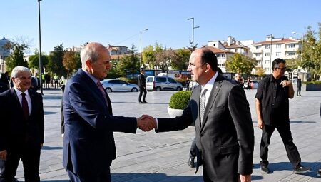 TBMM Başkanı Numan Kurtulmuş, Konya Büyükşehir Belediye Başkanı Uğur İbrahim Altay’ı Ziyaret Etti